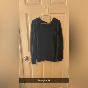 Amarylis dark colored long sleeved sweater 2x